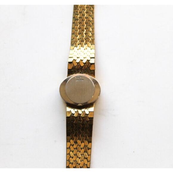 Vintage Rhapsody Womens Watch Textured Liquid Gold Tone Band Not Working - Picture 5 of 7